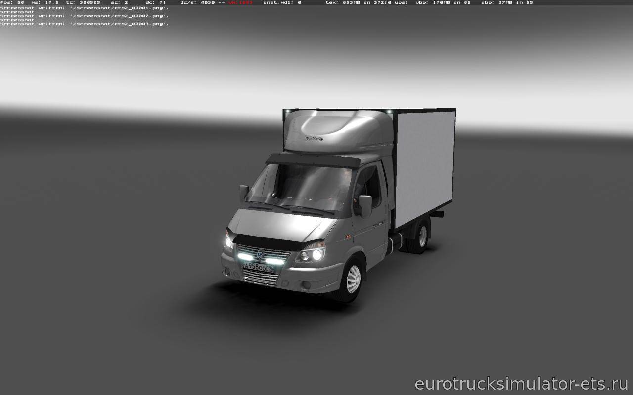 МОД ГАЗ-3302 BUSINESS [1.28] для Euro Truck Simulator 2