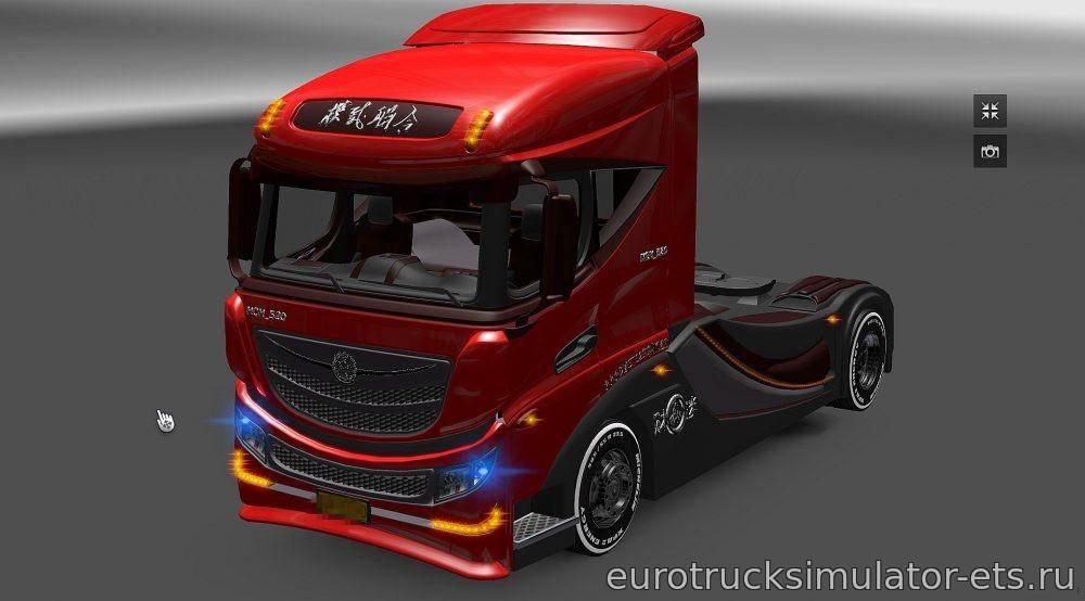 МОД ГРУЗОВИК MZCN CHINA TRUCK 2014 V1.0 для Euro Truck Simulator 2