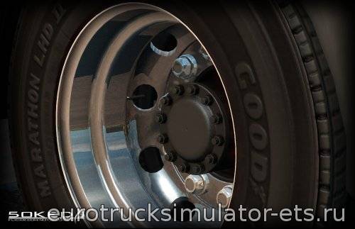 Мод-пак лучших колес от 50keda для Euro Truck Simulator 2
