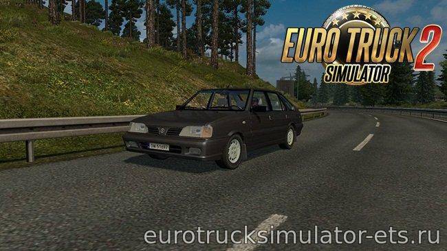 МОД POLONEZ CARO PLUS FSO 1999 + INTERIOR V2.1 для Euro Truck Simulator 2