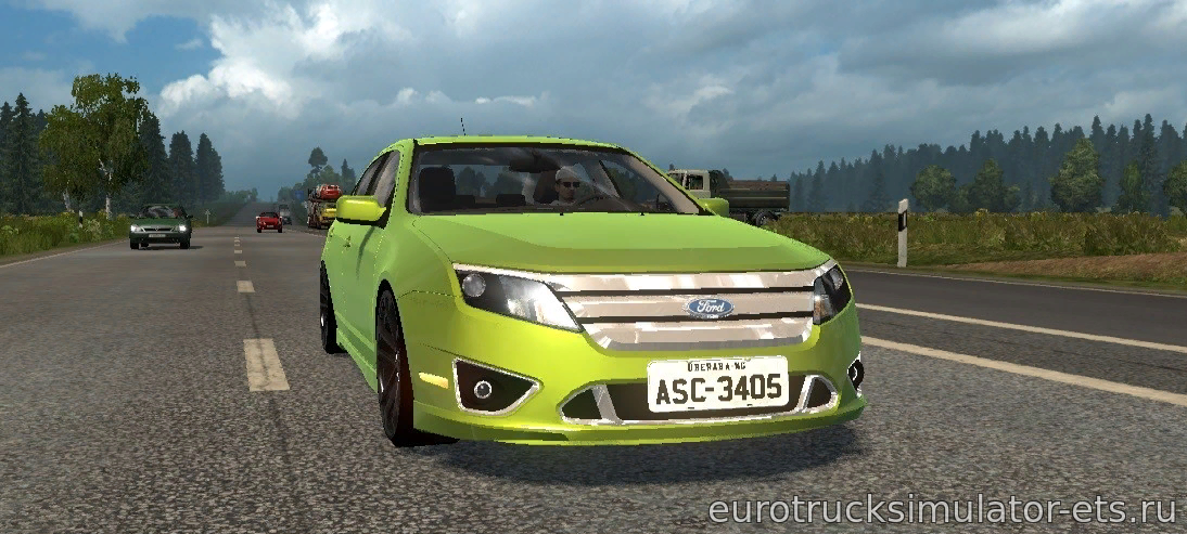МОД FORD FUSION 2010 для Euro Truck Simulator 2