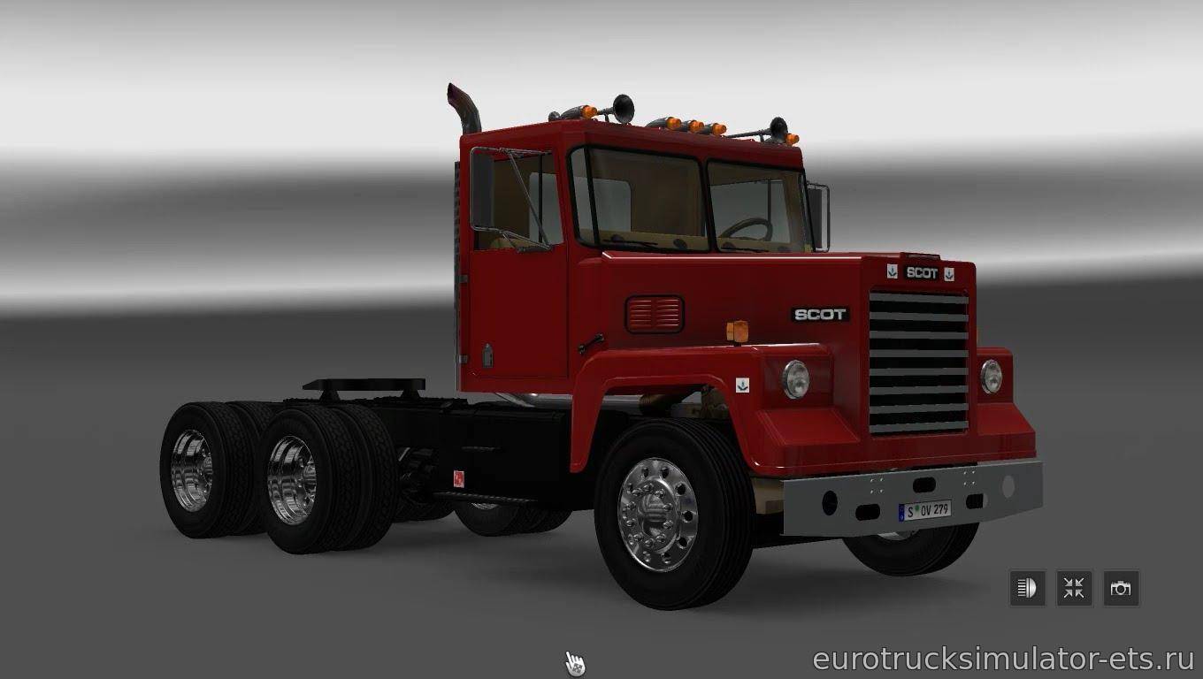 МОД ГРУЗОВИК SCOT A2HD V1.1 для Euro Truck Simulator 2