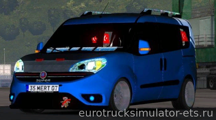 МОД FIAT DOBLO 2017 для Euro Truck Simulator 2
