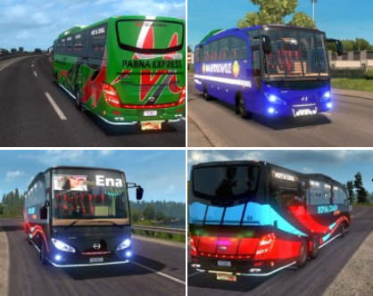 Автобус для пассажирских перевозок HINO RM2 для Euro Truck Simulator 2